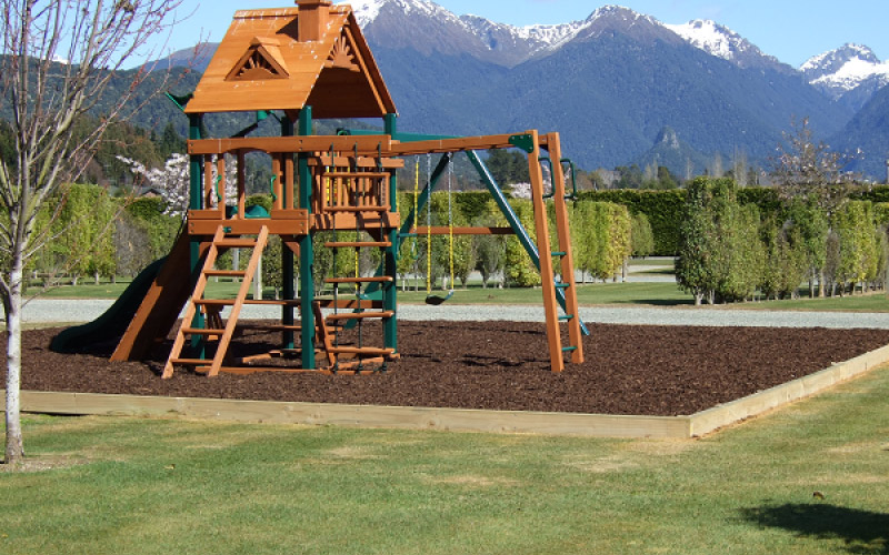 The playground for children