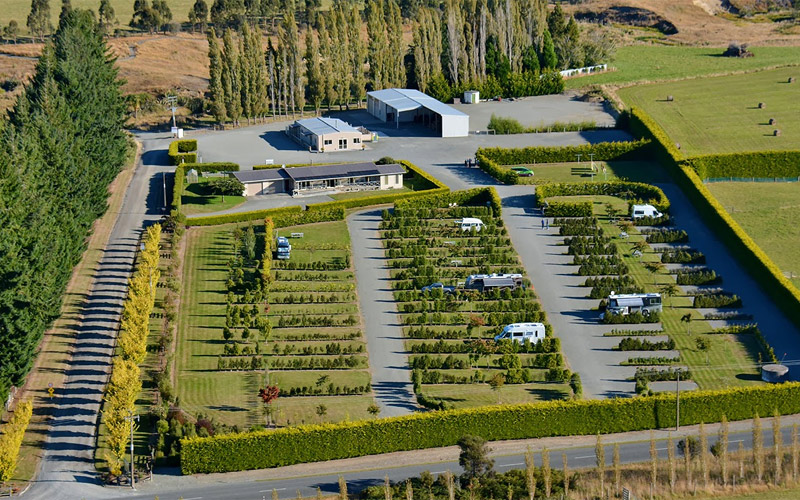 High above our Motorhome and Caravan Park